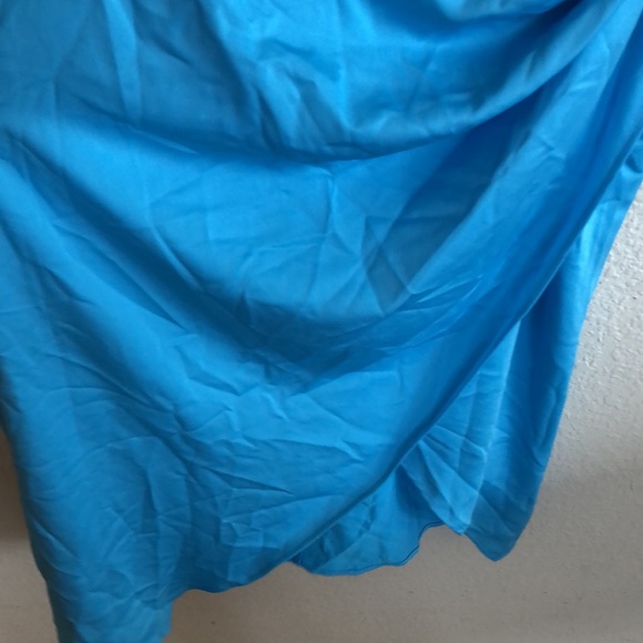 BCBGeneration Satin Dress IN Azule size 6 blue - Picture 7 of 13